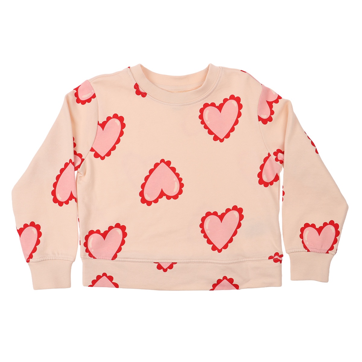 Suéter de Corazones 100% Algodón Ovs para Niña Toddler