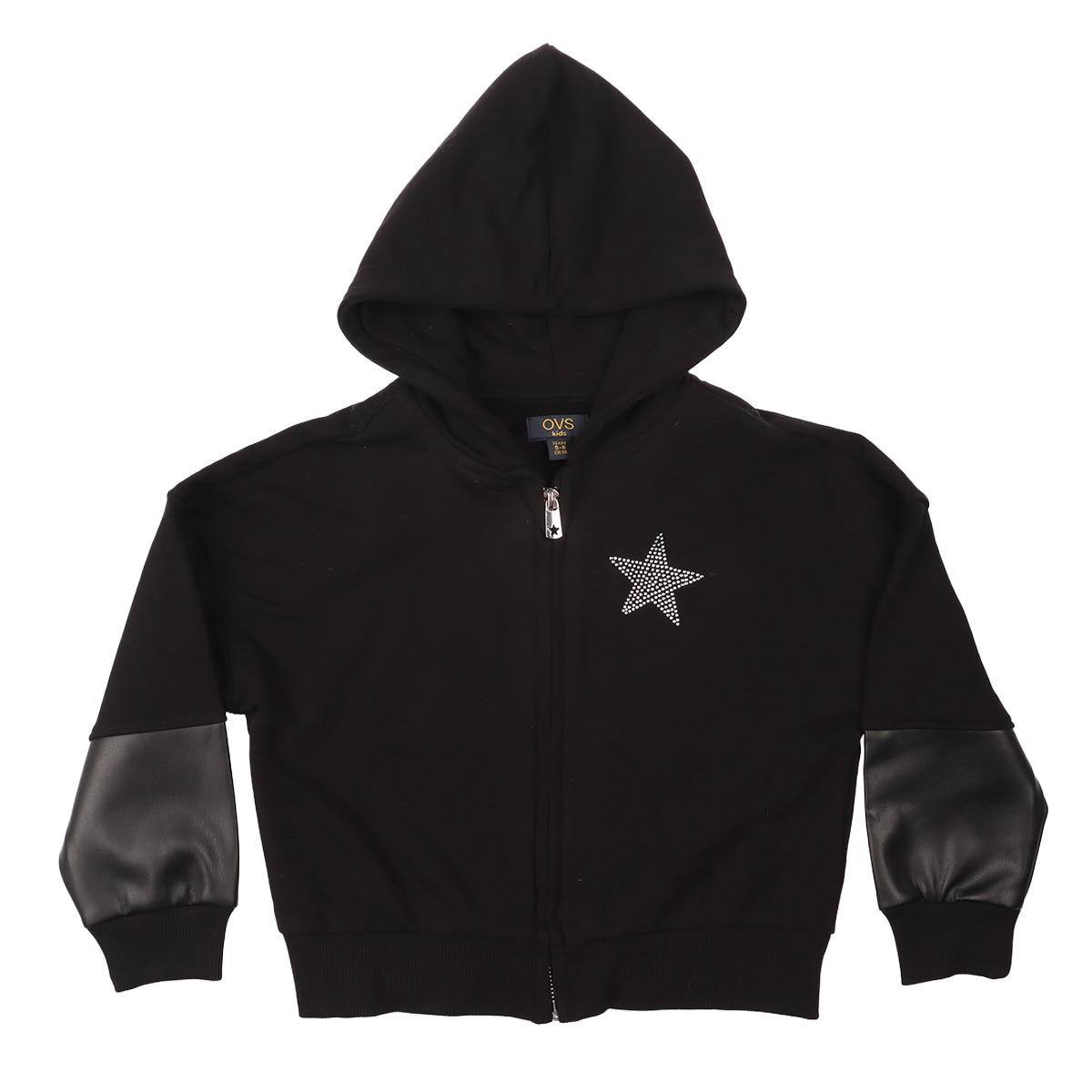 Sudadera con Capucha, Cierre y Estrella Ovs Niña Toddler