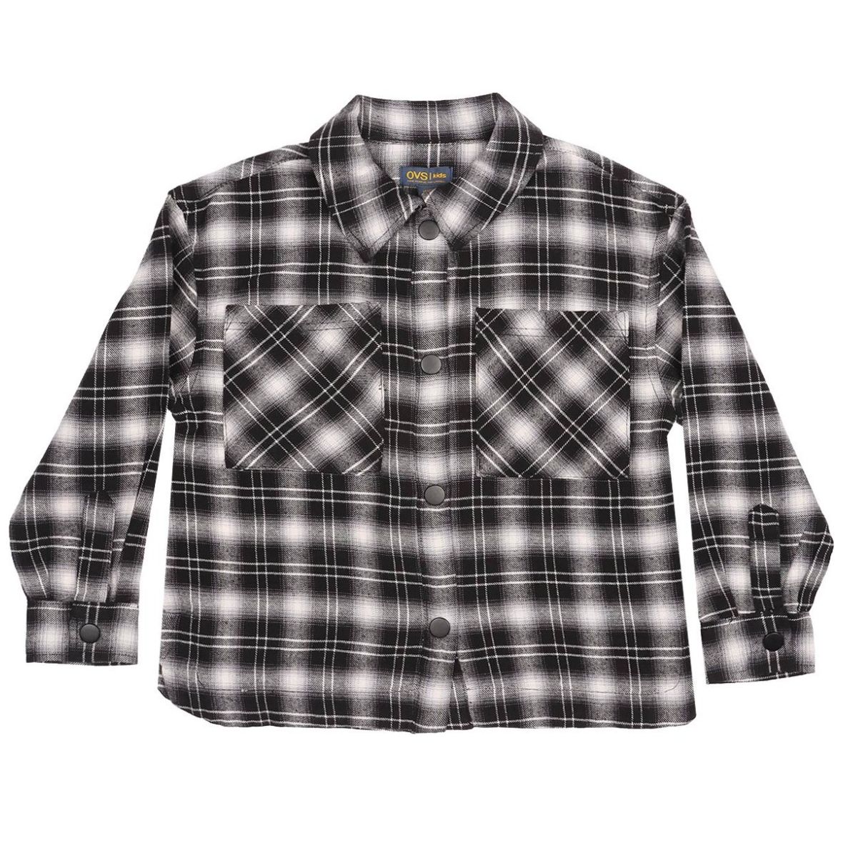Blusa Cuadros Bicolor Manga Larga Casual Ovs Niña Toddler