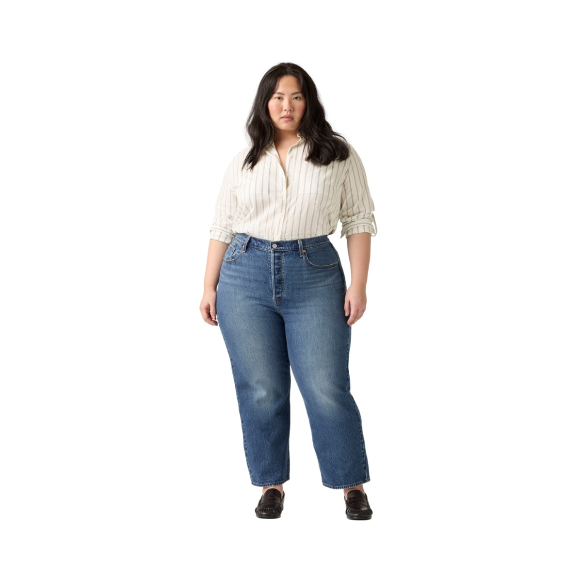 Levi’S® Jeans Ribcage Straight Ank para Mujer Curvy