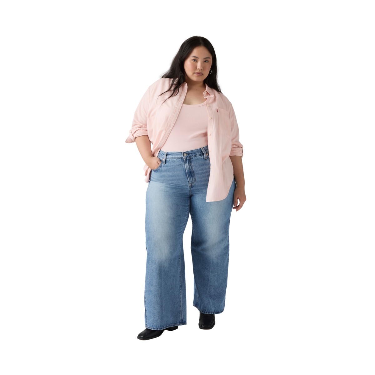 Levi’S® Jeans Ribcage Wide Leg para Mujer Curvy