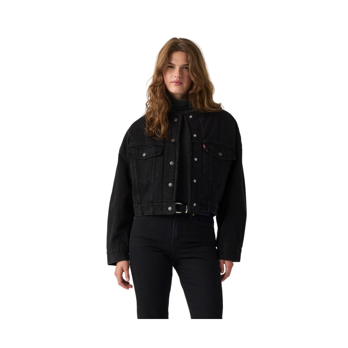 Levi’S® Chamarra Trucker Collarless Sherpa para Mujer Junior