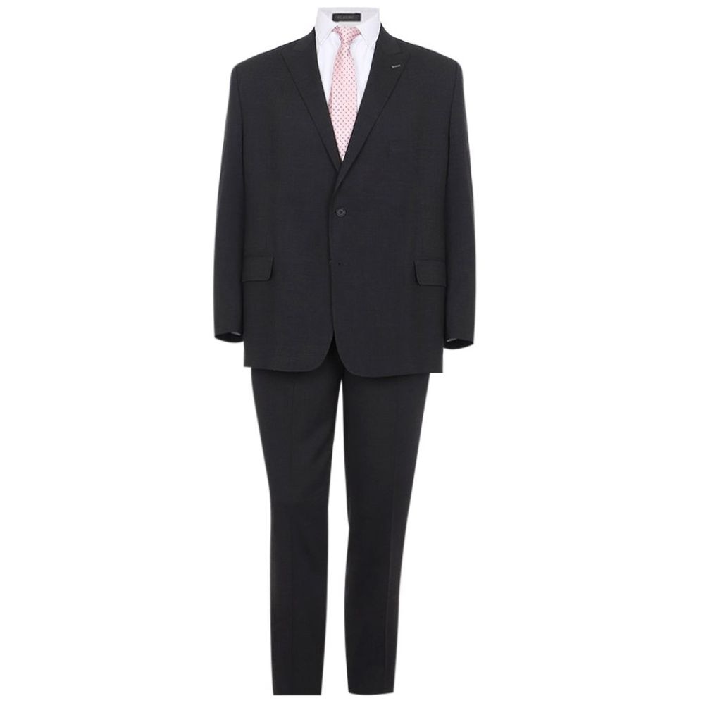 Traje Moda Jaspe Carlo Corinto Negro para Hombre Plus