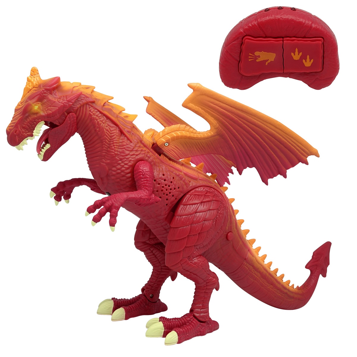 Dragón Mighty Megasaur con Control Remoto Infrarrojo Y Acción de Movimiento