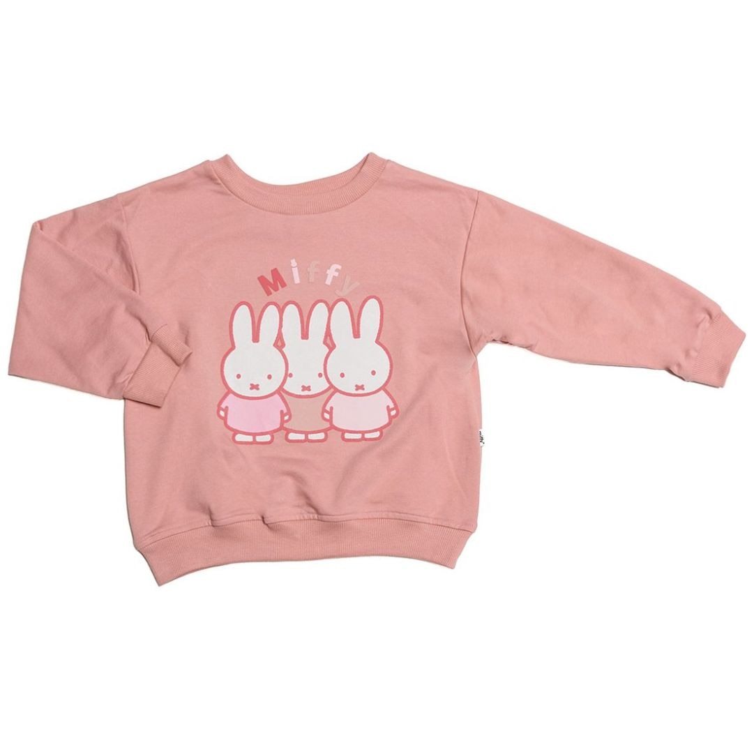 Sudadera Cuello Redondo con Diseño Miffy para Niña