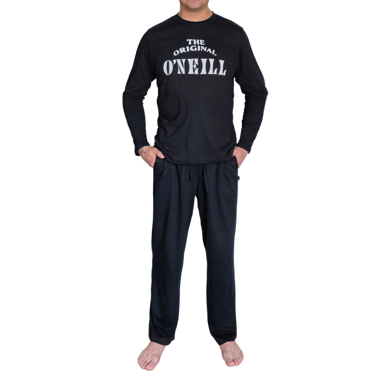 Pijama de Playera Manga Larga y Pantalón Diseño O'neill para Hombre