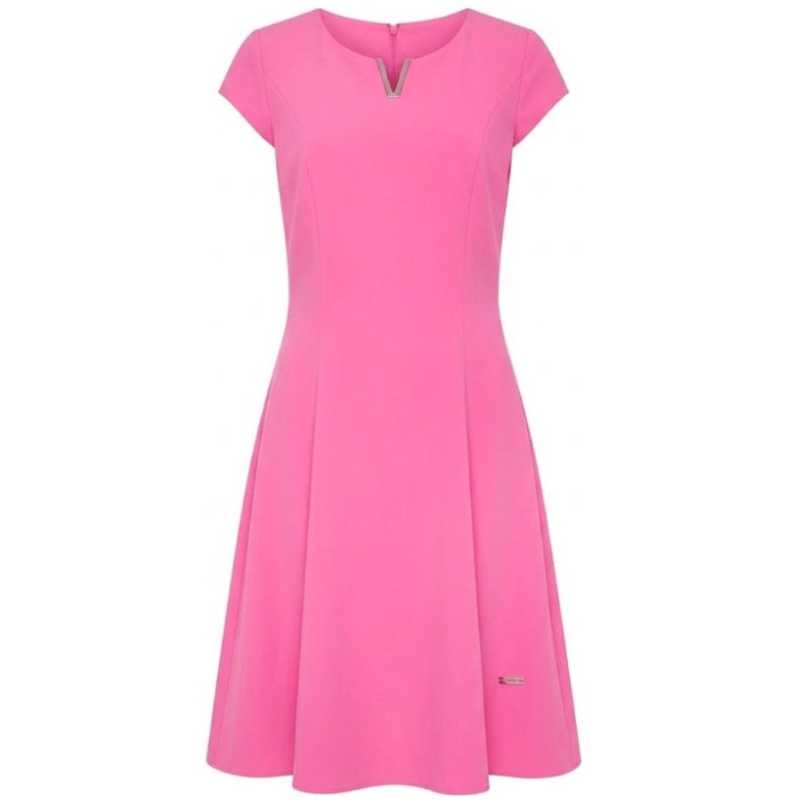 Vestido Liso Largo Midi Chaps para Mujer