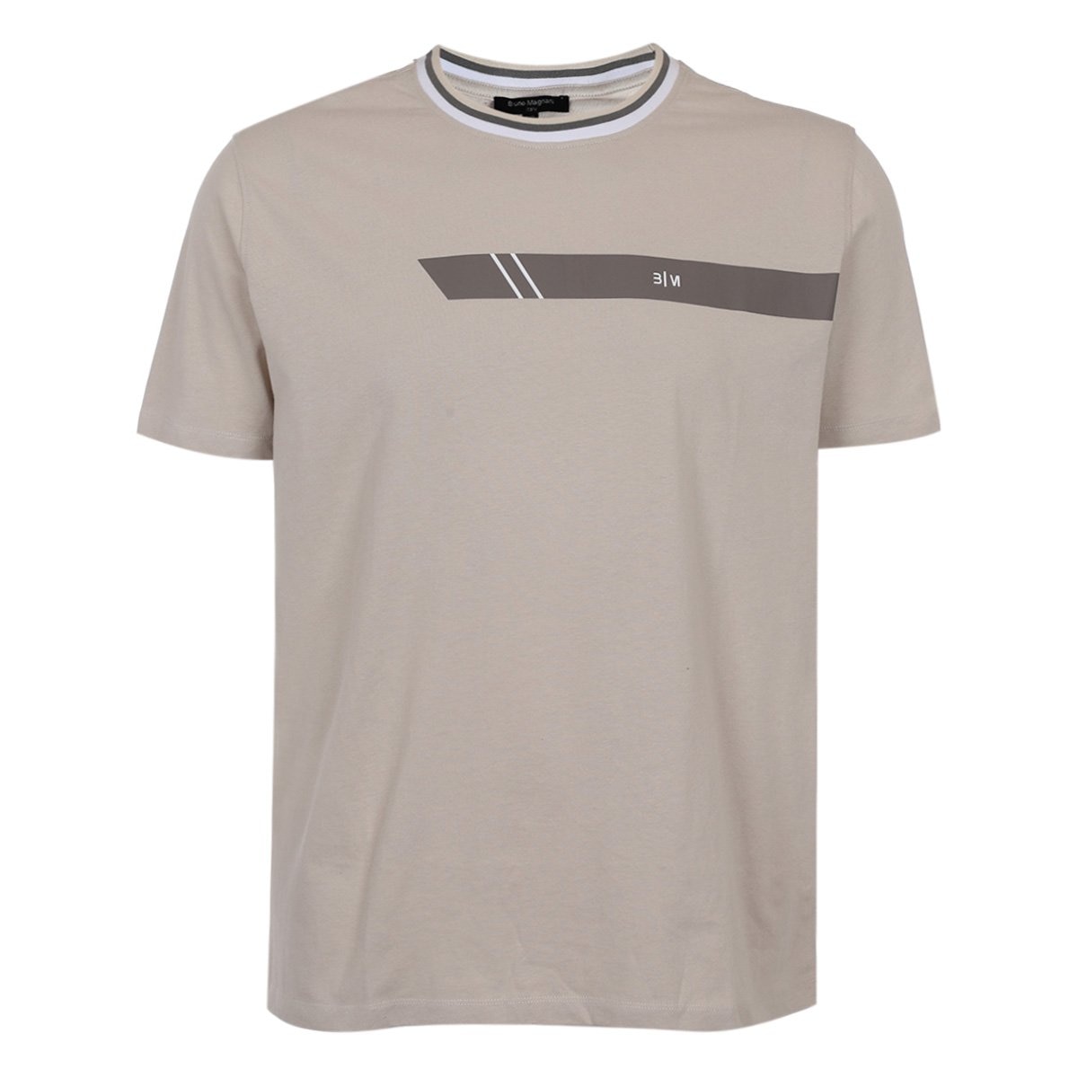 Playera Cardigan Bruno Magnani Manga Corta para Hombre Plus