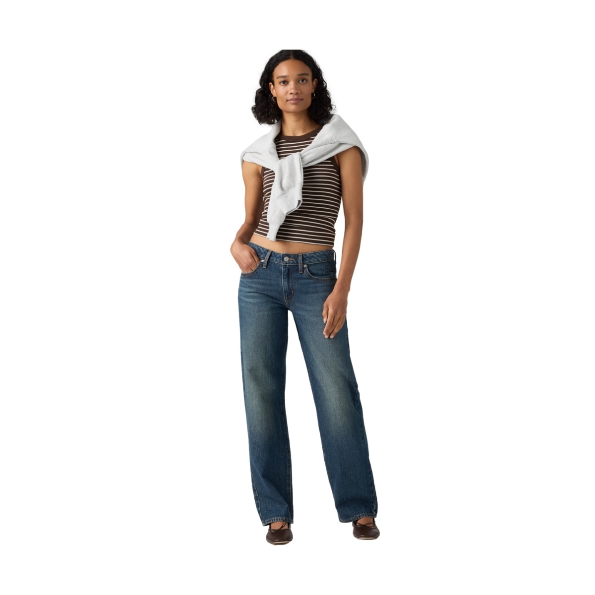 Jeans Superlow Straight Levi’S® para Mujer Junior