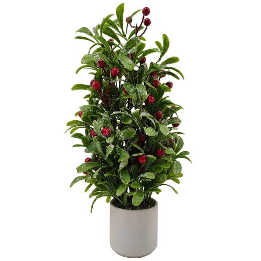 Figura Decorativa Árbol Pot Navidad Vintage Home Berries