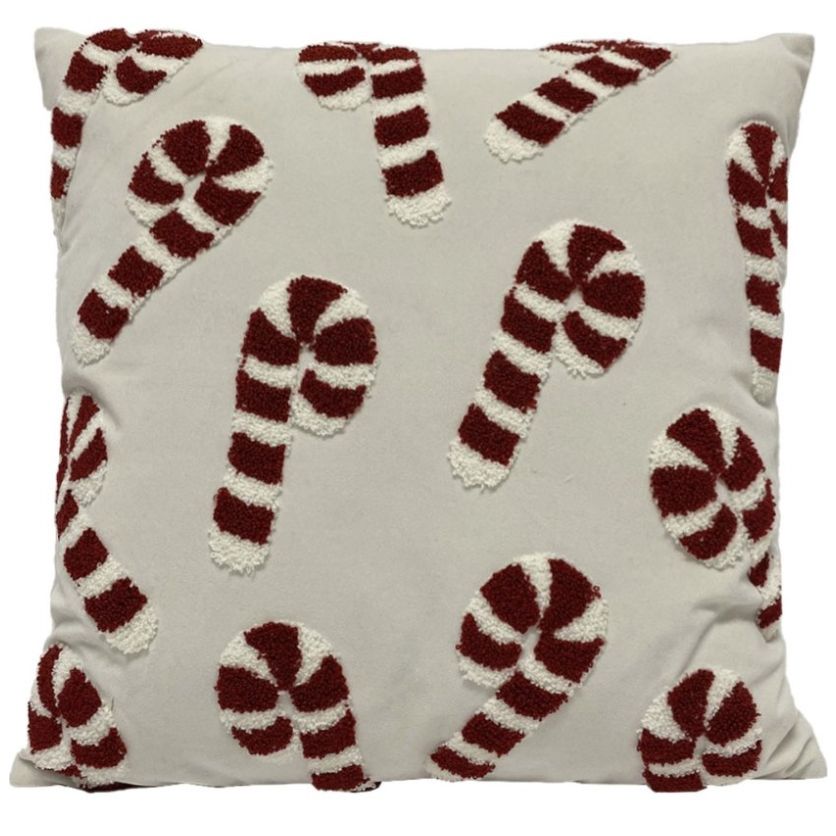 Cojín Decorativo Navidad Vintage Home Sq Candycane