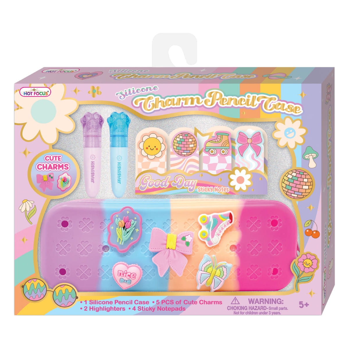 Estuche para Lápices Hot Focus con Charm Buen Día