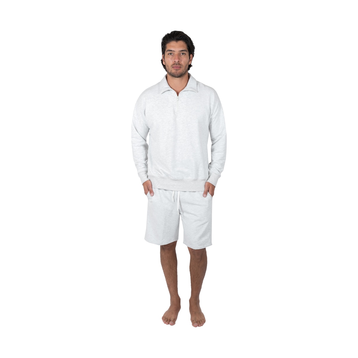 Pijama de Sudadera y Bermuda Diseño Polo Club para Hombre