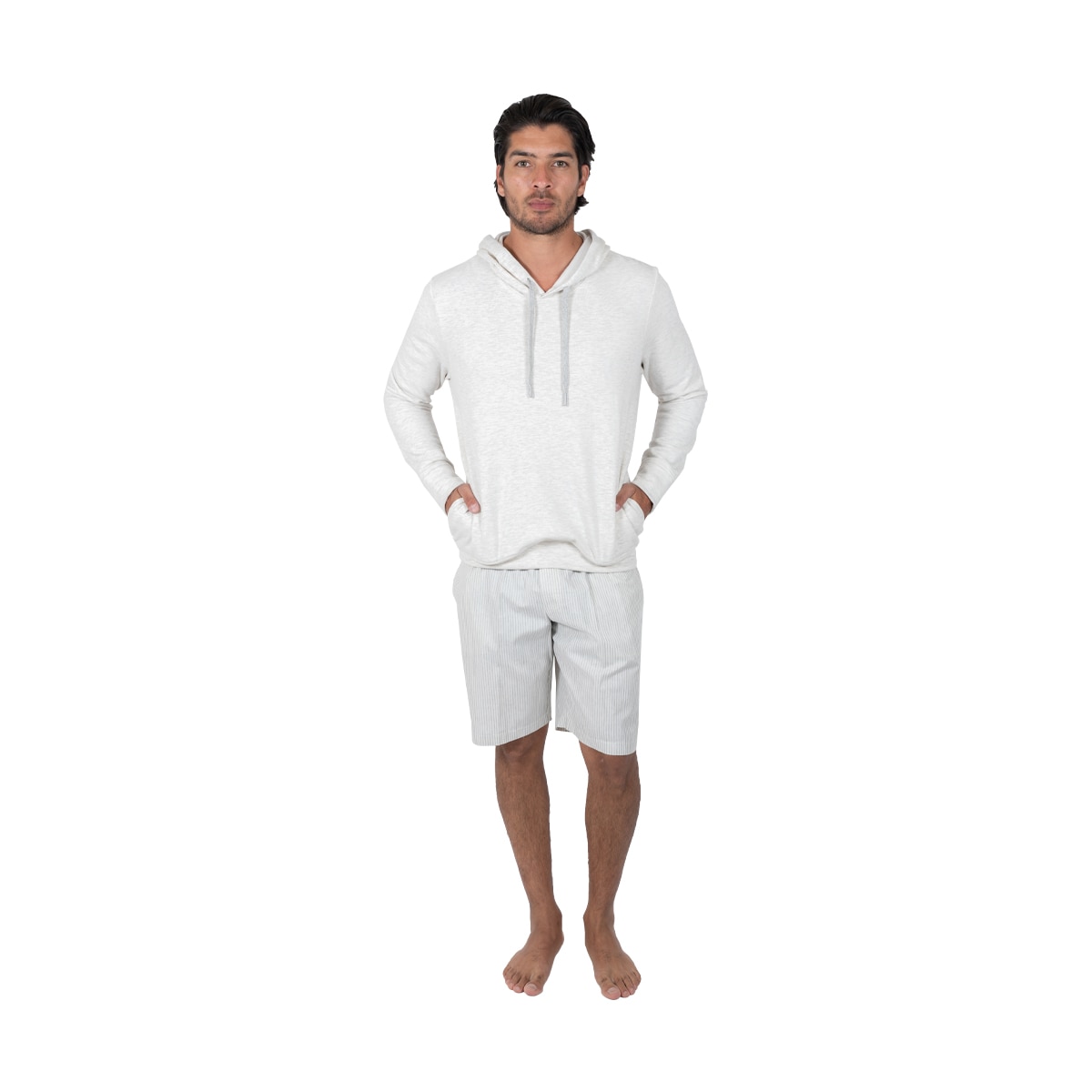 Pijama de Sudadera y Bermuda Diseño Polo Club para Hombre