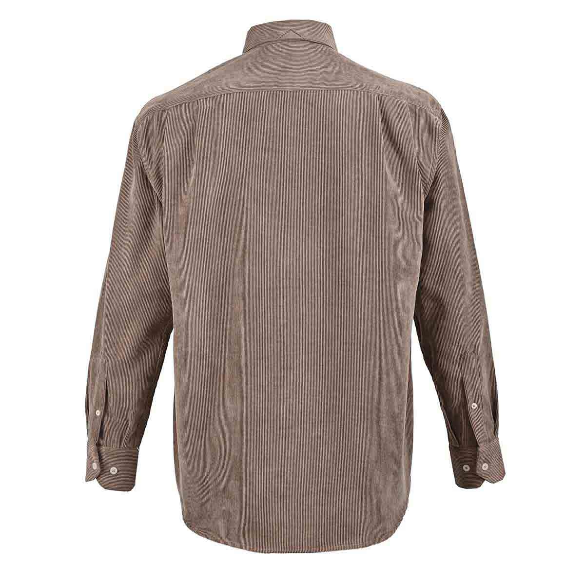 Camisa Casual Relaxed Fit de Pana Inviernal Cavalatti para Hombre