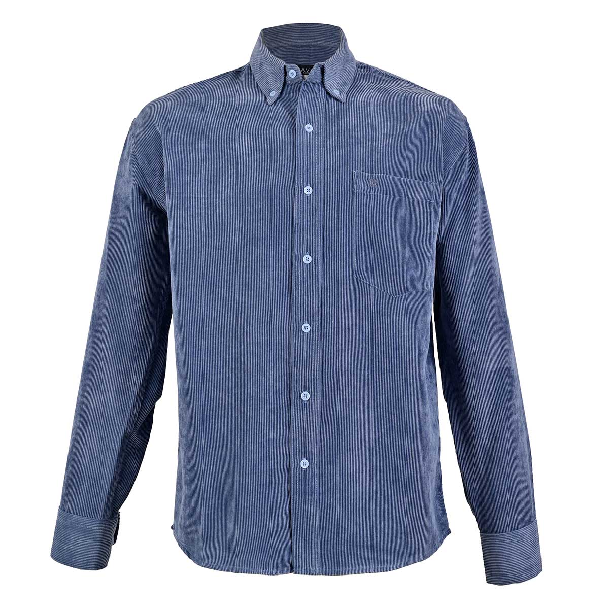 Camisa Casual Relaxed Fit de Pana Inviernal Cavalatti para Hombre