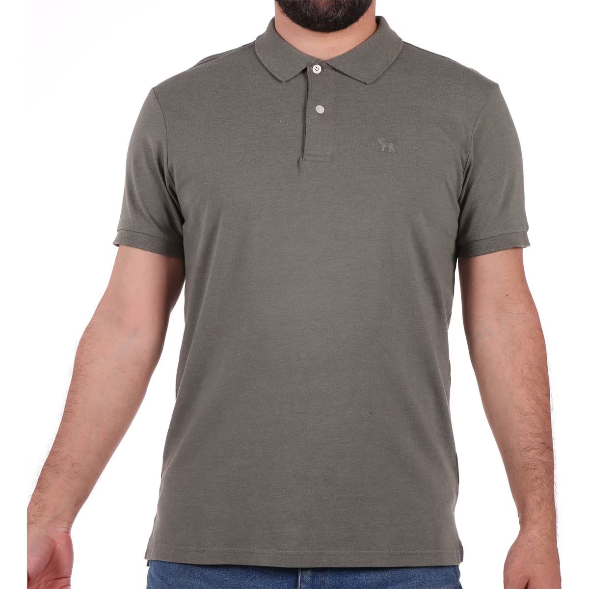 Polo de Piqué Jeanious Manga Corta para Hombre Plus