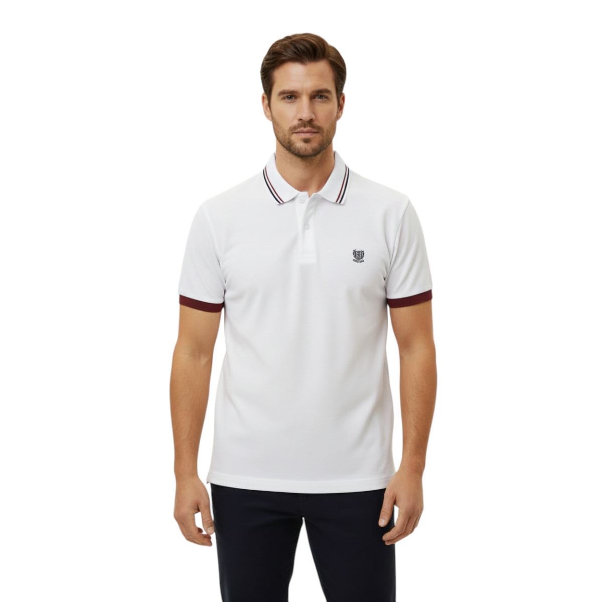 Playera Polo Regular Fit Chaps Manga Corta para Hombre