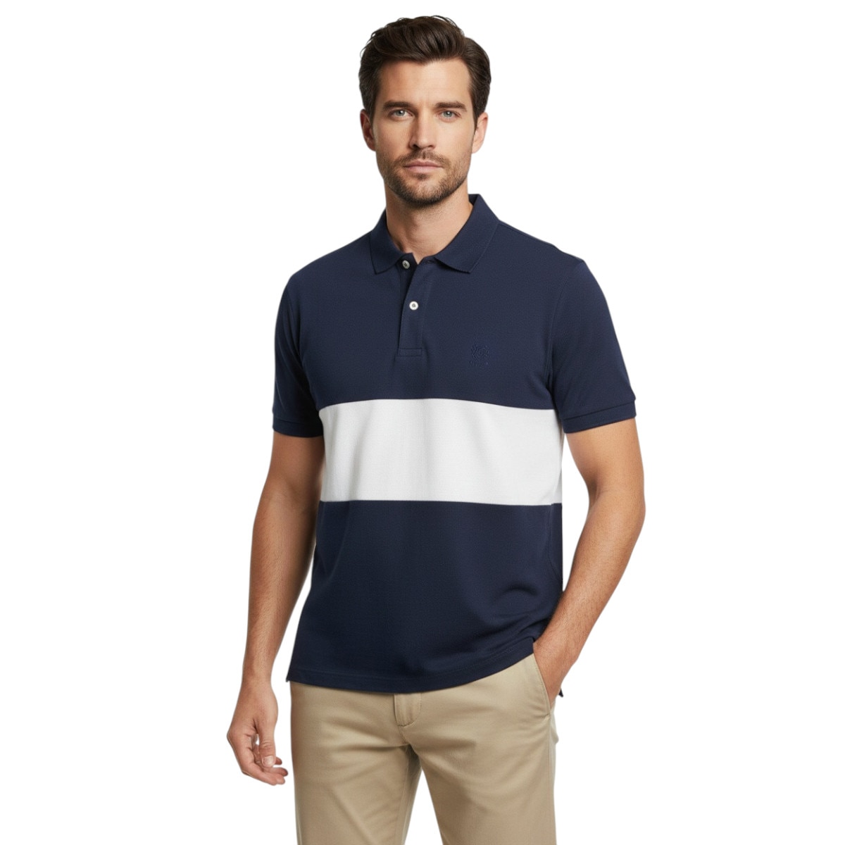 Playera Polo Regular Fit Chaps Manga Corta para Hombre