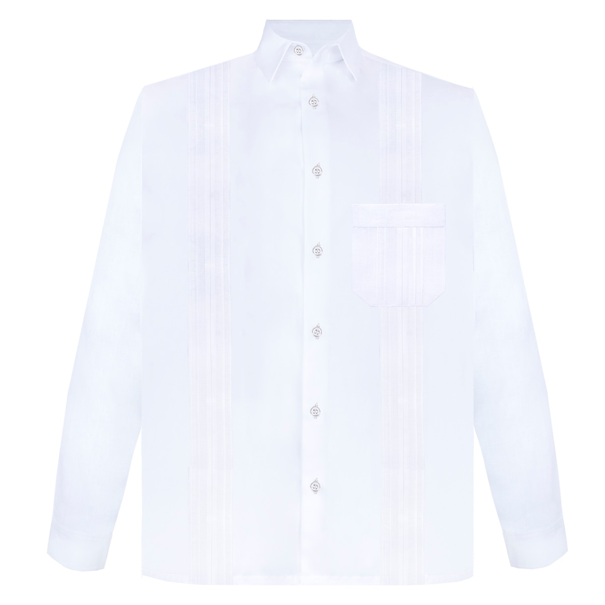 Camisa Regular Fit Blanca Luxury G Candila Manga Larga para Hombre