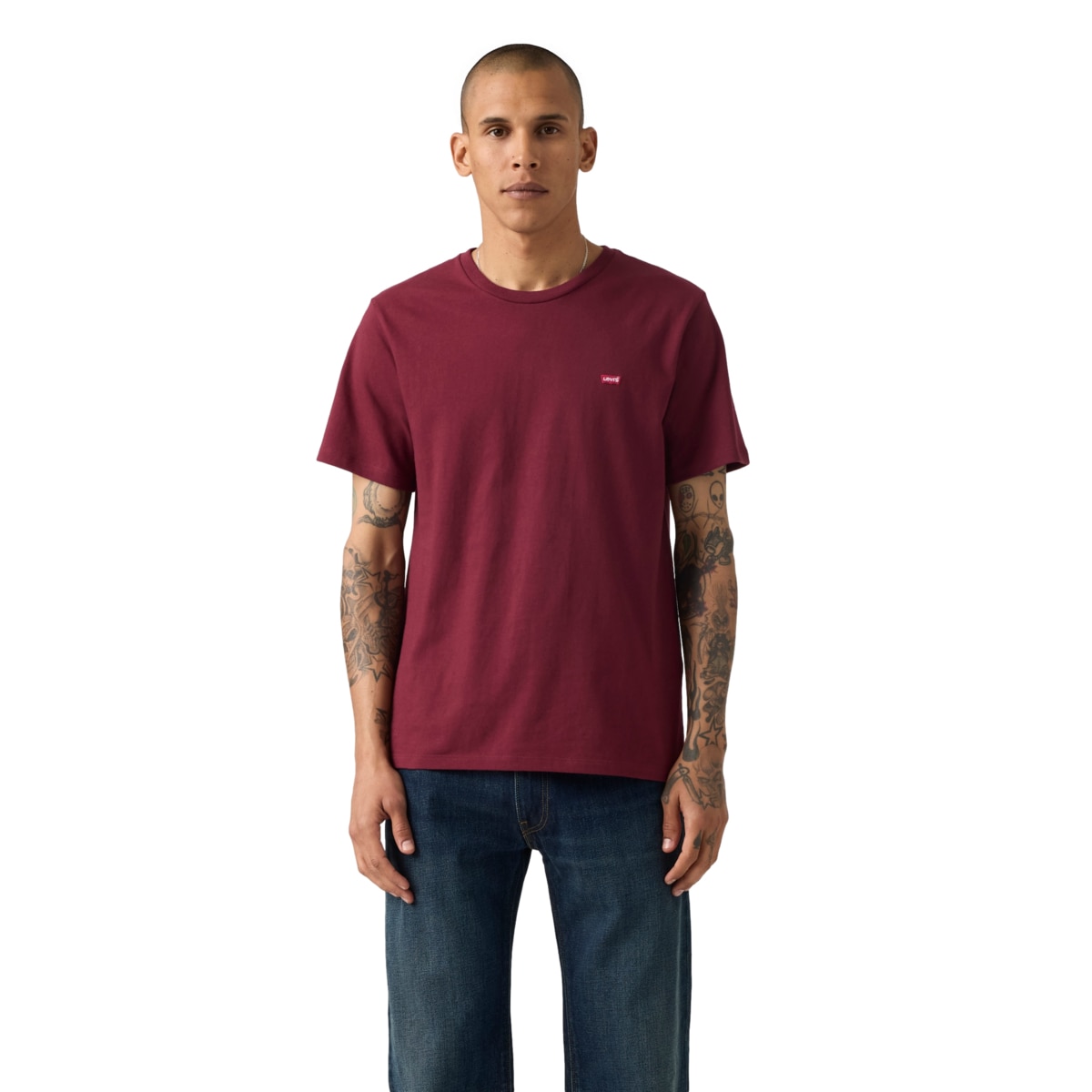 Levi’S® Playera Original Regular Fit Vino para Hombre
