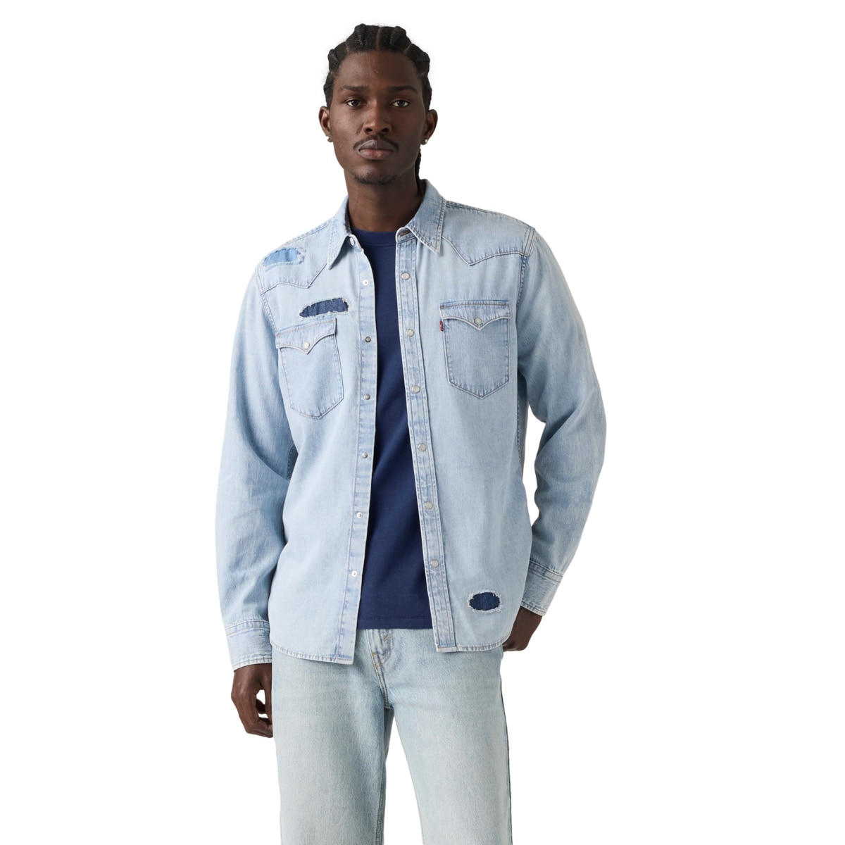 Levi's® Camisa Clásica Western Regular Fit Azul Claro para Hombre