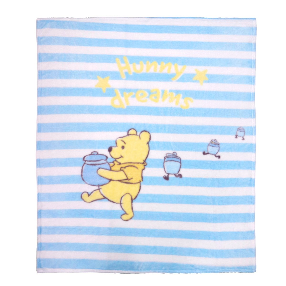 Cobertor Cunero Azul Winnie Pooh Azul Bebé Niño