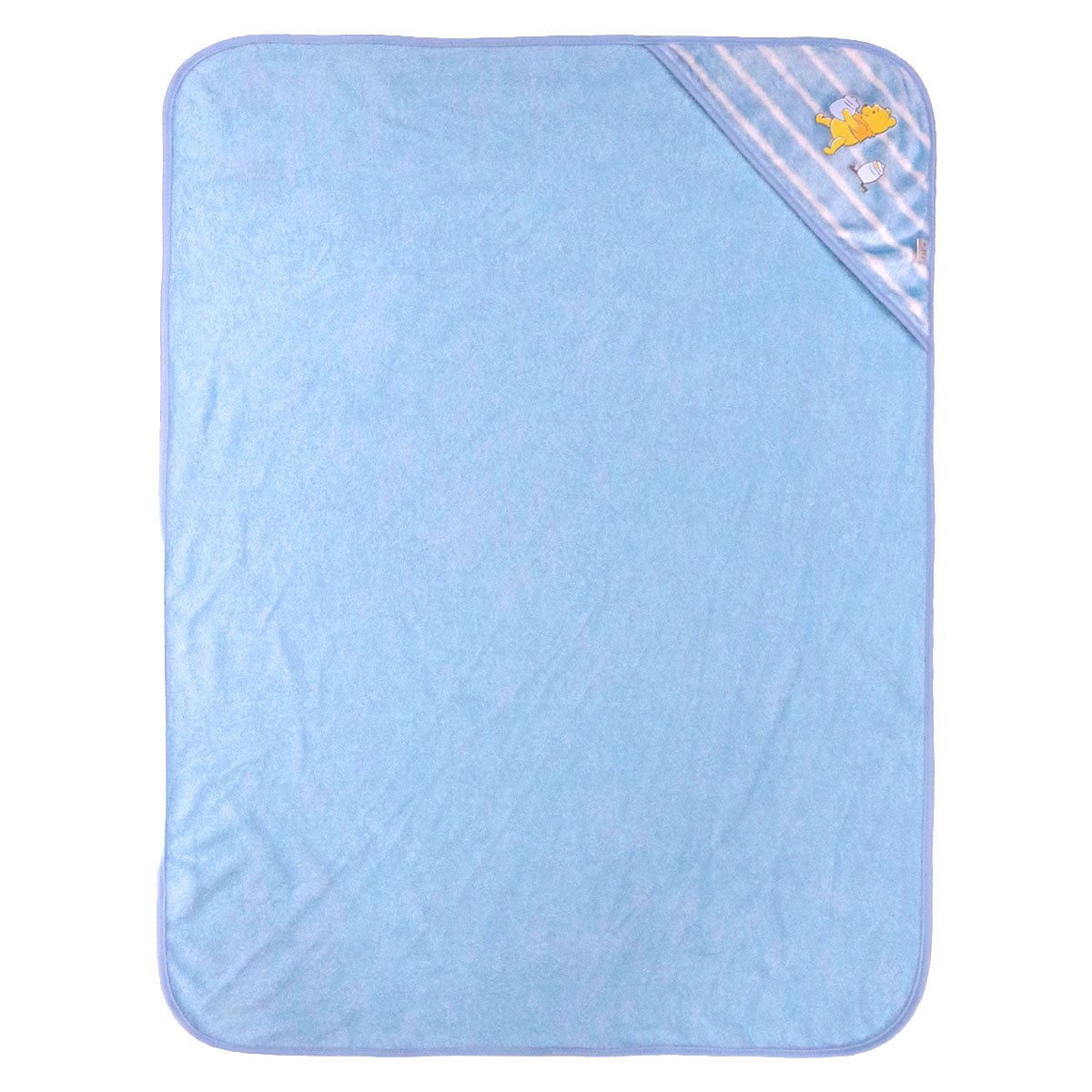 Toalla de Baño con Capucha Baby Mink Azul Winnie Pooh Bebé Niño
