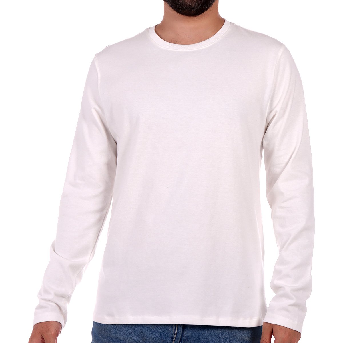 Playera Manga Larga Casual Básica Fukka para Hombre