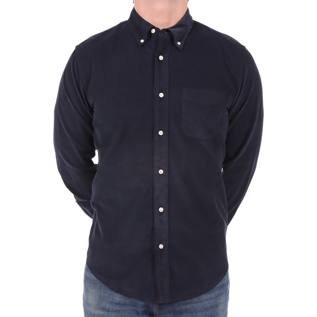 Camisa de Pana con Bolsillo J.opus para Hombre