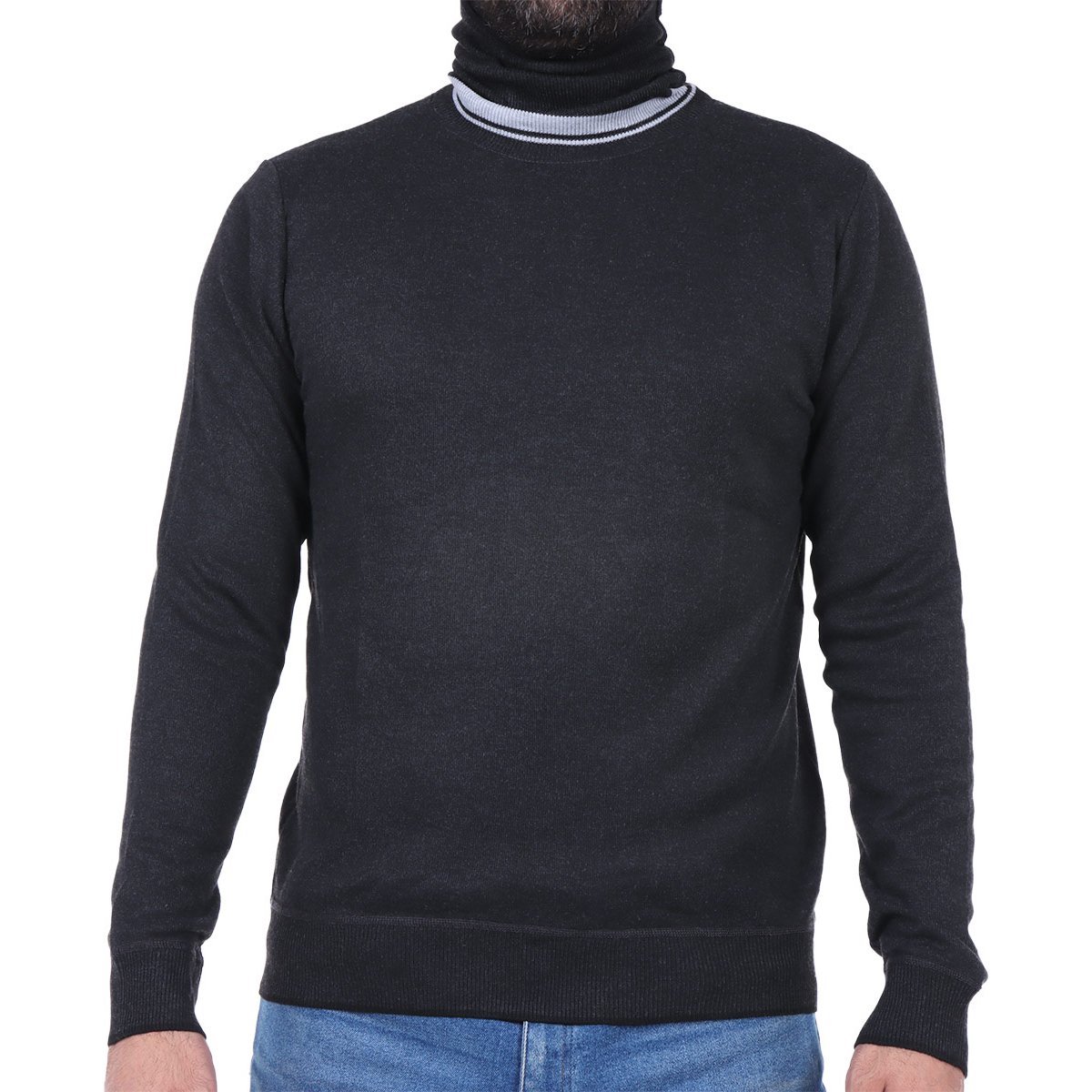 Suéter Cuello Alto en Contraste Ted Lapidus para Hombre