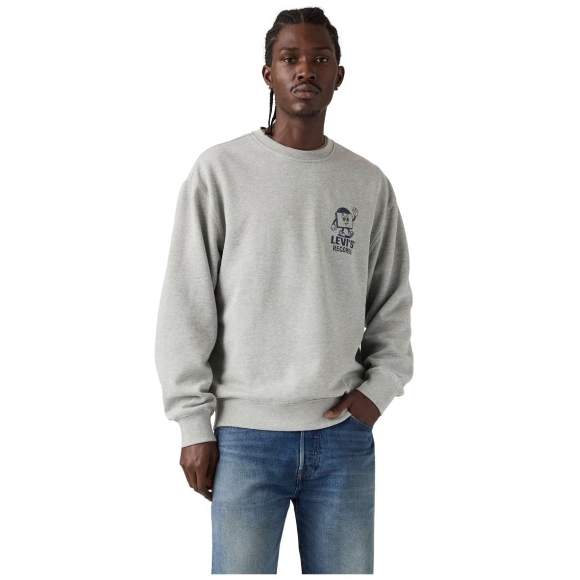Levi’S® Sudadera Relaxed Fit Gris para Hombre