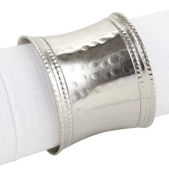 Anillo Servilletero Hammered Silver Pier 1 Imports