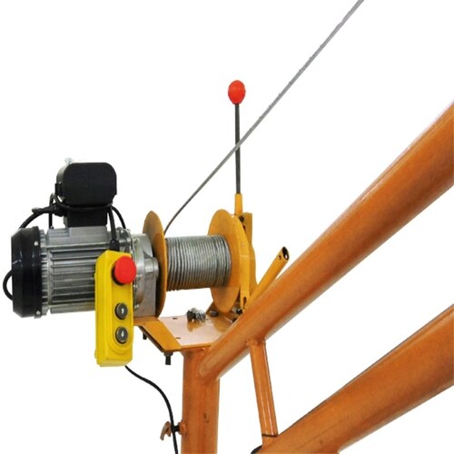 Polipasto Eléctrico Tipo Grua Portable de 350 Kg  220 V con Cable de 20 Metros DJ500D Kingsman