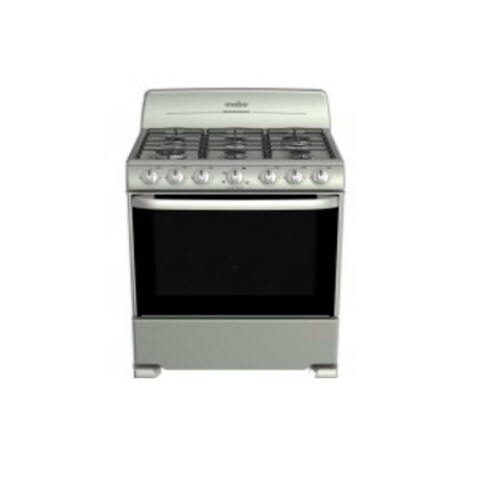 Estufa De Piso 76 Cm Silver Mabe EM7641BAIS0 ORT