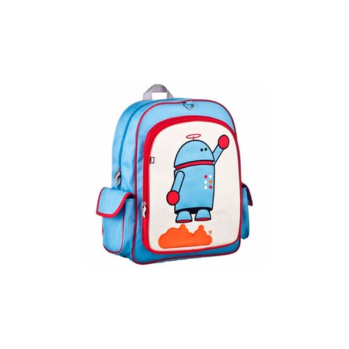 Mochila Escolar con Lonchera Beatrix Niño Escuela Maleta Robot