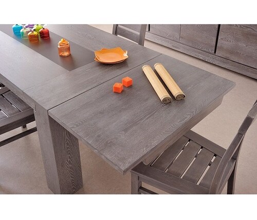 Mesa De Comedor Modelo Ohio- Gris - Kessa