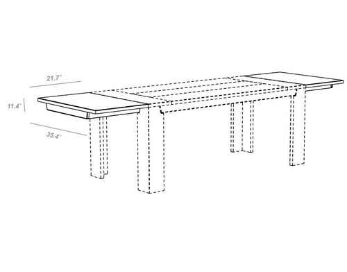 Mesa De Comedor Modelo Ohio- Gris - Kessa