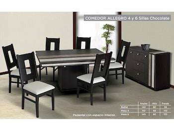 Juego de mesa de comedor de 6 piezas para 6 mesas de cocina rectangulares  con 4 sillas y banco, juego de comedor vintage con mesa con patrón de grano