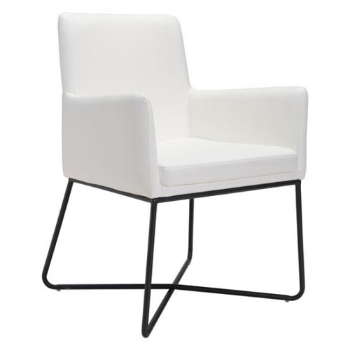 Silla De Comedor Modelo Axel - Blanco  - Kessa
