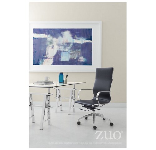 Silla De Oficina Glider - Negra - Kessa