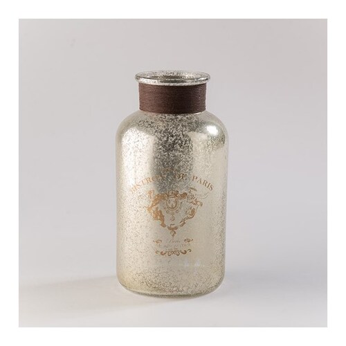 Botella Dorada Paris Gde 21Cm - Dorada - Kessa.
