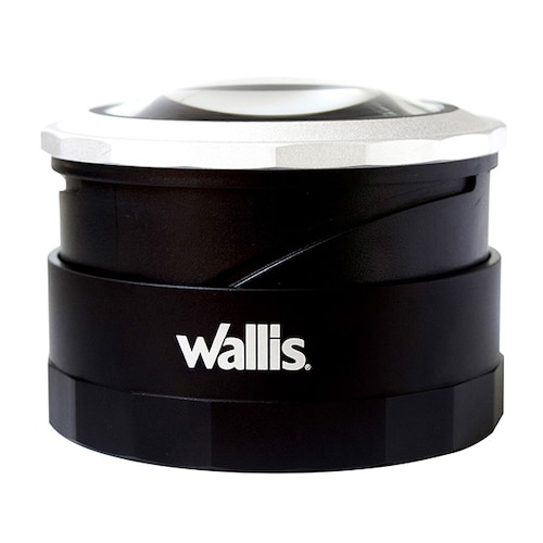 Lupa de 3x y 5x, con zoom 5x y 7x, de 9.2 cm de diámetro, con luz LED