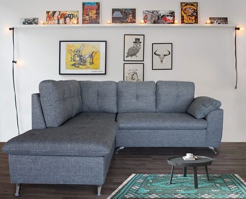 Sala Modelo Madrid Chaise Longue - Gris - Kessa