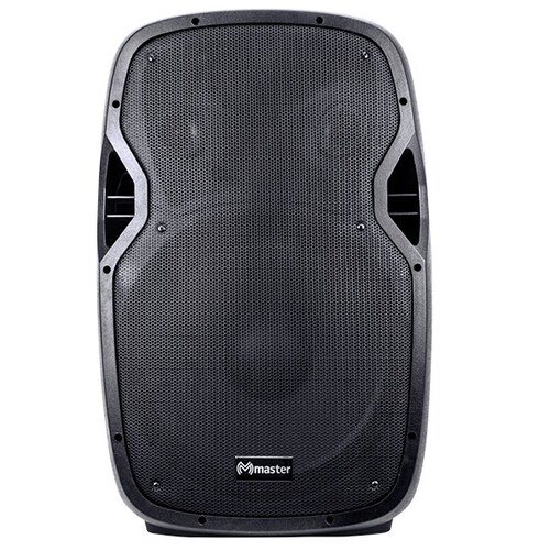 Master- Bocina pasiva de 15 pulgadas con doble tweeter, potencial real de 4500 watts, equipado con sonido digital de 4 vías y de plástico ABS  
