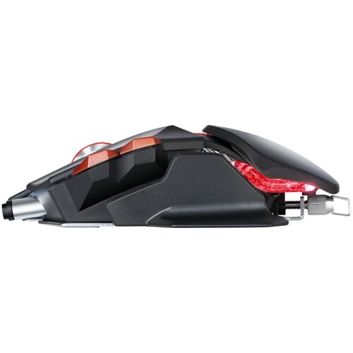 Mouse MARVO G980 rojo y negro, Sensor optico PAN 3325, 6000 dpi, 7D 6 botones programables