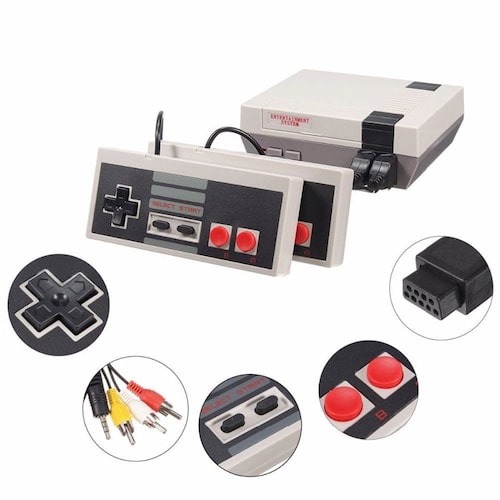 Consola Retro Clásica + 2 Controles con 620 Juegos Precargados