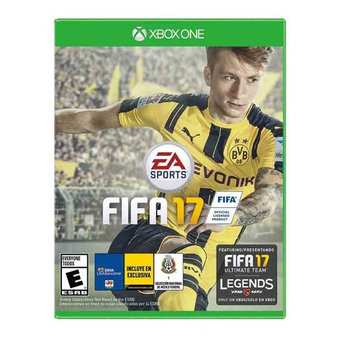Xbox One Juego Fifa 2017 Compatible Con Xbox One