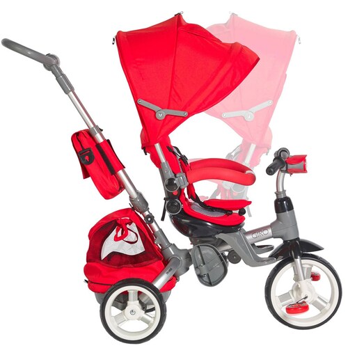 Triciclo Giro 6 En 1 Niño Bebe Rojo Prinsel
