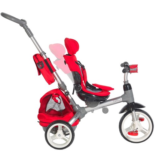Triciclo Giro 6 En 1 Niño Bebe Rojo Prinsel